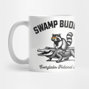 Swamp Buddies Raccoon Aligator Everglades National Park Mug